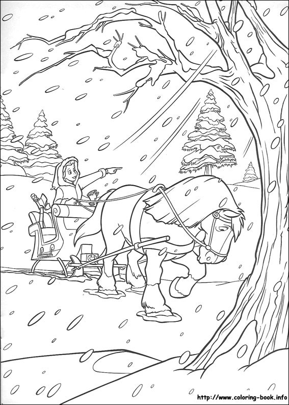 Beauty and the Beast coloring picture